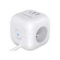 Power cube 6in1 3x AC 2x USB 1x USB C PD 20W