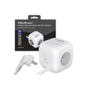 Power cube 6in1 3x AC 2x USB 1x USB C PD 20W