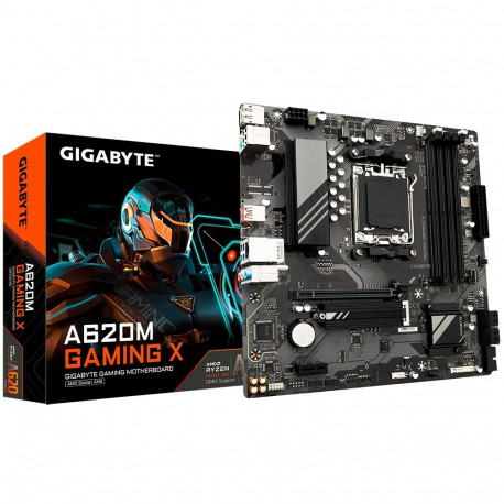 Gigabyte emaplaat A620M Gaming X AM5 4DDR5 HDMI/DP M.2 mATX