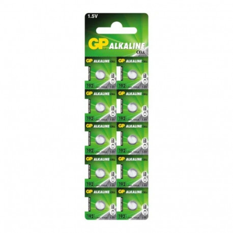 MINI GP alkaliakud 192/G3/AG3/L736/LR41/V3GA blisterpakendis 10tk