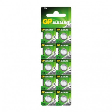 MINI GP alkaliumpatareid A76/G13/AG13/L1154/LR44/157/V13GA/RW82 blisterpakendis 10tk