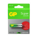 ALKALINE BATTERIES LR6/ AA GP SUPER 6PCS.