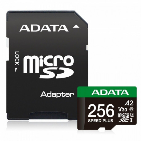 microSD Speed Plus card 256GB UHS1 U3 V30 A2 180/160 MB/s