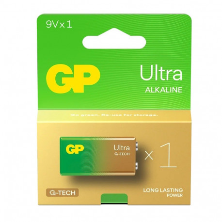 Alkaline batteries 6LR61 9V ULTRA 1 pcs