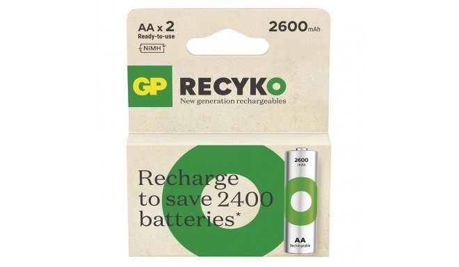 Batteries R6/AA NI-MH 2 600mAh blister 2pcs.