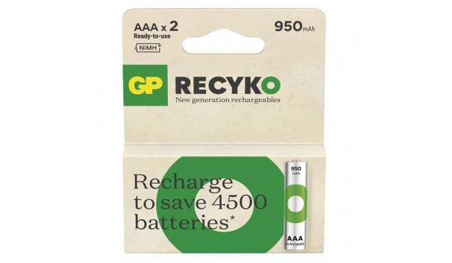 Batteries R03/AAA NI-MH 950mAh blister 2pcs.