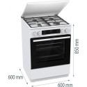 Gas-electric cooker GK6C5WF
