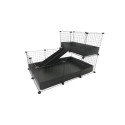 Cage - C&C Modular 3x2 + Loft 2x1 1100mm x 750mm x 750mm 9.5kg Black Ramp