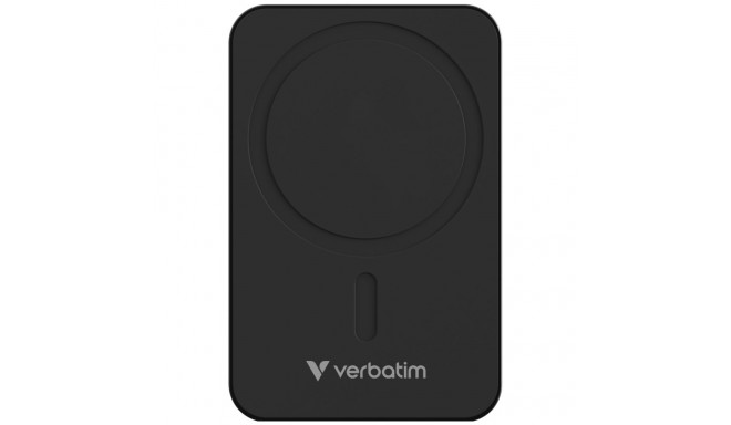 Akupank Verbatim 20000mAH Black/must. LED display, USB-C PD kuni, MagSafe juhtmevaba laadimine kuni 