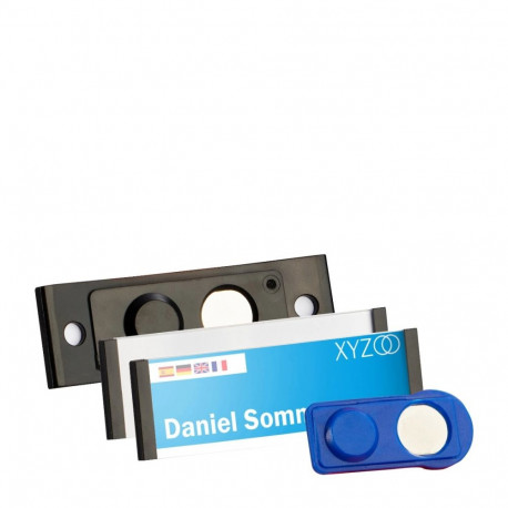 Nimesilt magnetkinnitusega Forum 35, 78x32mm, must raam