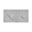 LED rippvalgusti Tanger 90 cm must