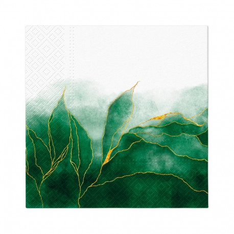 NAPKINS PAPER GREEN DREAM 33X33CM 20PCS