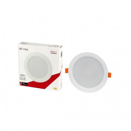 RECESSED LED LIGHT MOLLY 40K 12W 1250LM