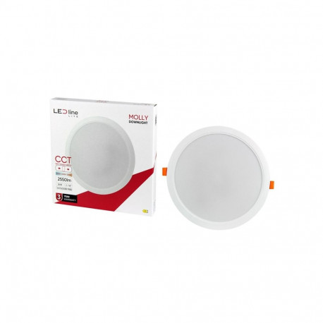 RECESSED LED LIGHT MOLLY 30-60K 24W 2550