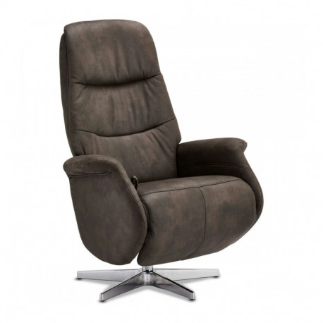 Tugitool Delta recliner, pruun tekstiil