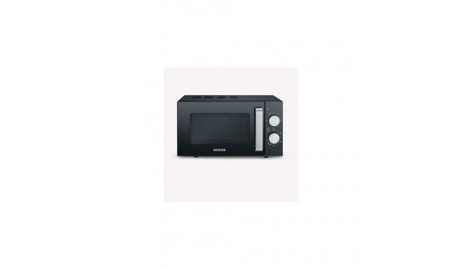 Severin MW 7761 microwave Black, Stainless steel Solo microwave Countertop 20 L 800 W