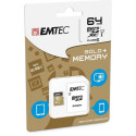 Emtec microSD Class10 Gold+ 64GB