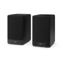Sharp Bookshelf Speakers 2-way Black Wired &amp; Wireless 60 W