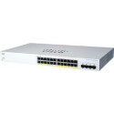 Cisco CBS220-24P-4G Managed L2 Gigabit Ethernet (10/100/1000) Power over Ethernet (PoE) 1U White