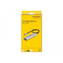 DeLOCK USB 10 Gbps USB Type-C Hub with 4 x USB Type-C female with 35 cm connection cable