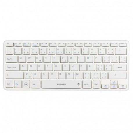 Evolveo WK29W mobile device keyboard Bluetooth White