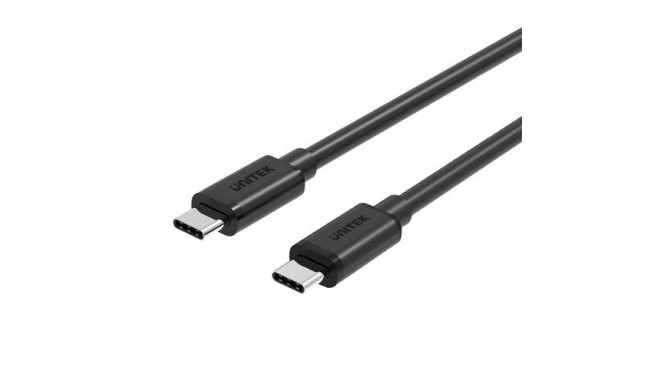 UNITEK Y-C477BK USB cable 1 m USB 3.2 Gen 1 (3.1 Gen 1) USB C Black