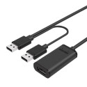 UNITEK Y-278 USB cable USB 2.0 10 m 2 x USB A USB A Black UNITEK Y-278 USB cable USB 2.0 10 m 2 x USB A USB A Black