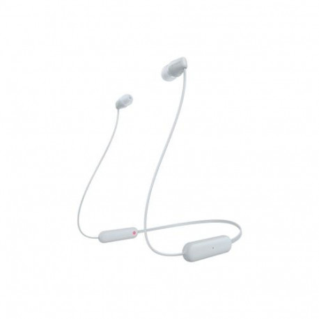 Sony WI-C100 Headset Wireless In-ear Calls/Music Bluetooth White