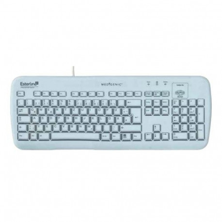 Medigenic Essential keyboard Medical USB + PS/2 German White