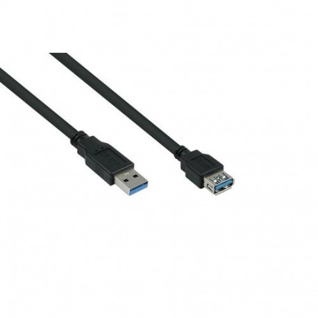 Alcasa UK30P-ASA-020S USB cable USB 3.2 Gen 1 (3.1 Gen 1) 2 m USB A Black