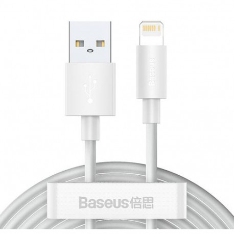 Baseus TZCALZJ-02 mobile phone cable White 1.5 m USB A Lightning