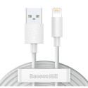 Baseus TZCALZJ-02 mobile phone cable White 1.5 m USB A Lightning