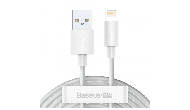 Baseus TZCALZJ-02 mobile phone cable White 1.5 m USB A Lightning