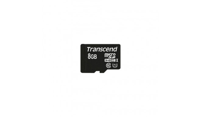 Transcend microSDXC/SDHC Class 10 UHS-I 8GB with Adapter