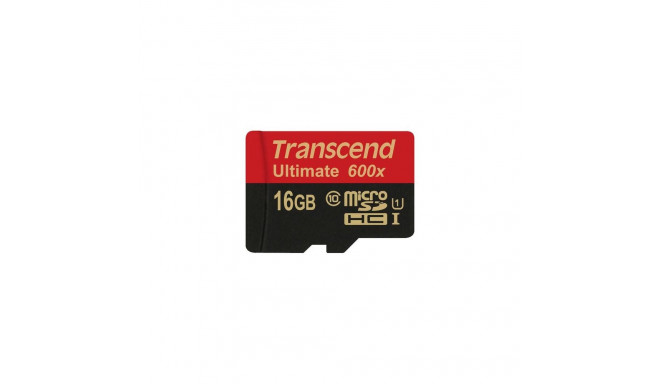 Transcend microSDHC Class 10 UHS-I 600x 16GB