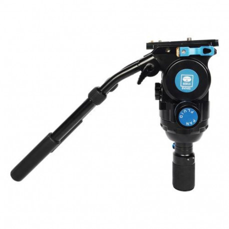 Sirui SVH15 tripod head Black Aluminium 1/4, 3/8" Fluid