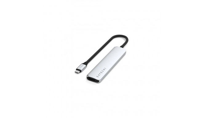Satechi ST-P6SS interface hub USB Type-C 10000 Mbit/s Silver