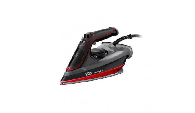 Braun FreeStyle 5 SI 5057 RD Steam iron Ceramic soleplate 2700 W Black, Red