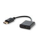 Savio CL-55/B Adapter Display Port do HDMI 0.2 m DisplayPort