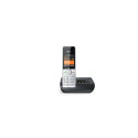 Gigaset COMFORT 500A Analog/DECT telephone Caller ID Black, Silver