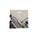 Axagon RVC-HI8KPD, USB-C -&gt; HDMI 2.1 adapter, 8K/60Hz, 4K/144Hz, HDR10+, PD100W