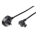 Microconnect PE090818A power cable Black 1.8 m Power plug type G C5 coupler
