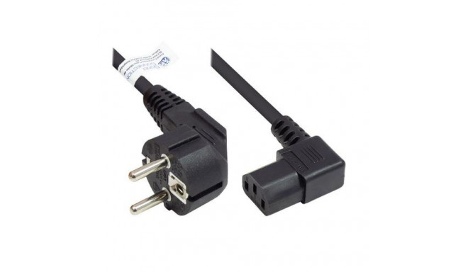 Alcasa P0131-S030 power cable Black 3 m Power plug type E+F C13 coupler