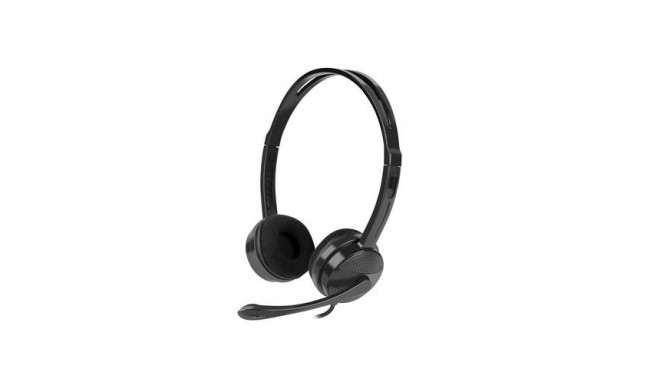 NATEC Canary Go Headset Wired Head-band Office/Call center Black