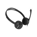 NATEC Canary Go Headset Wired Head-band Office/Call center Black