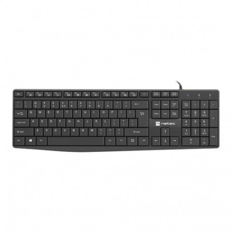 NATEC NAUTILUS keyboard Home/Office USB QWERTY US International Black