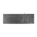 NATEC DISCUS 2 keyboard Home/Office USB QWERTY US International Black