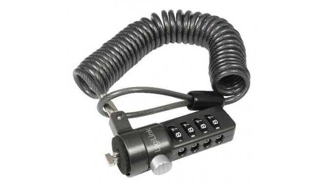 LogiLink NBS004 cable lock Black 1.8 m