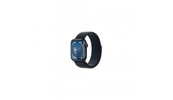 Apple Watch Series 9 41 mm Digital 352 x 430 pixels Touchscreen 4G Black Wi-Fi GPS (satellite)