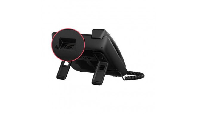 Unify OpenScape Desk Phone CP210 Analog telephone Black